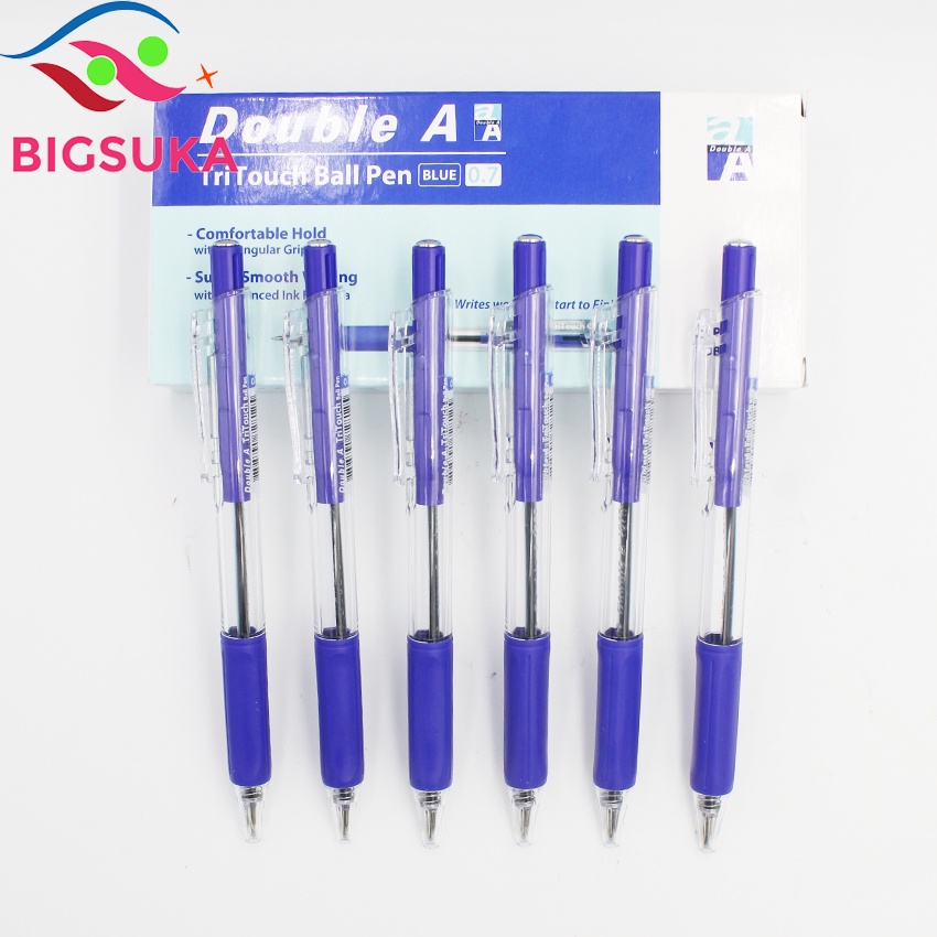 Bút bi Double A Tritouch - đầu bút 0.7mm cho nét bút đậm BIGSUKA