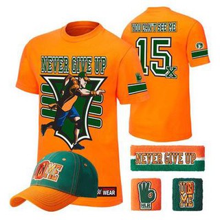 Combo Áo + Mũ + Băng Tay John Cena "Summer Slam 15x" Cam