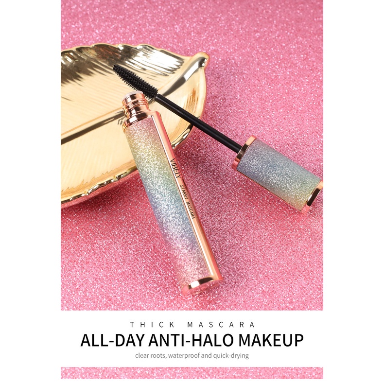 Mascara 4d Ttb225 Màu Sắc Tươi Sáng Kháng Nước Lâu Trôi Không Nhòe Chuốt Mi Cong Vút Và Dày Hơn