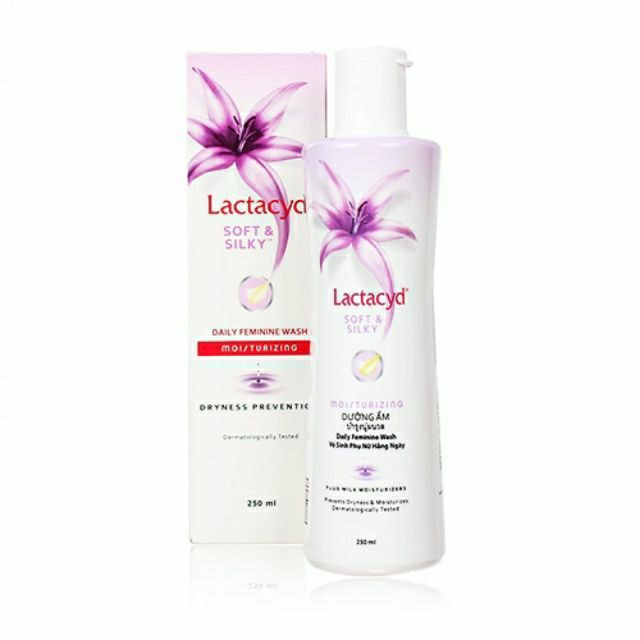 Dung dịch vệ sinh Lactacyd Soft &amp; Silky 250ml