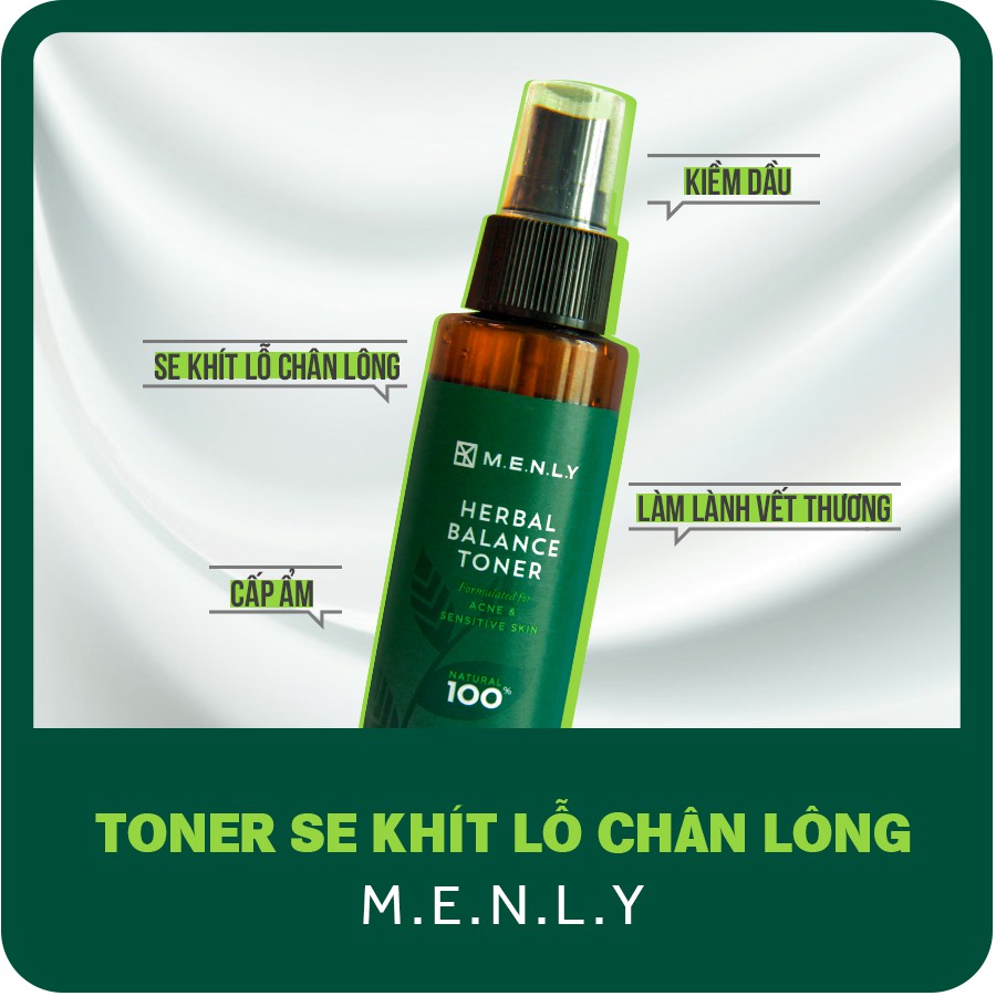 Xịt Khoáng Se Khít Lỗ Chân Lông Toner Cho Nam Menly