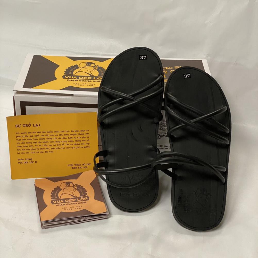Dép cao su Bác Hồ, bộ đội Trường Sơn, kiểu râu 5 quai giải phóng tăm làm thủ công VUA DÉP LỐP