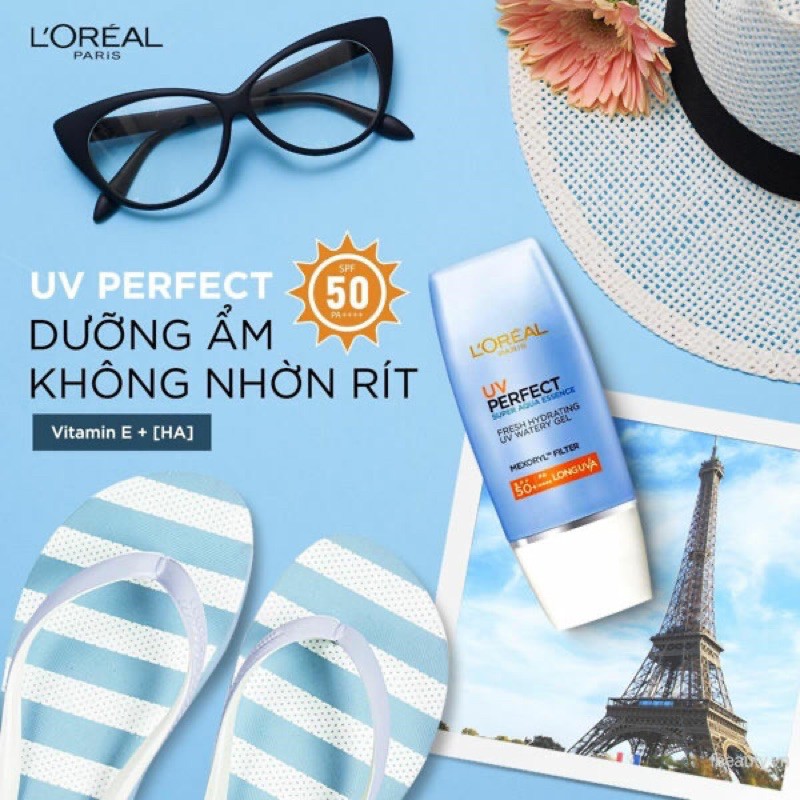 Kem chống nắng L’Oreal Paris UV Perfect Aqua Essence SPF50+ PA++++30ml