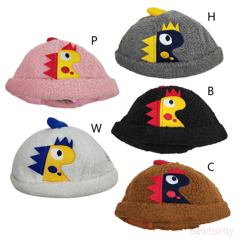 Nón trùm đầu họa tiết khủng long phong cách Hàn Quốc xinh xắn cho bé