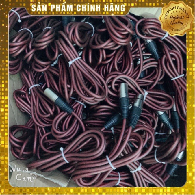 Dây canon 2 đầu đực cái XLR Kết nối mixer F4,F7 icon upod pro Hàng xịn dài 3m