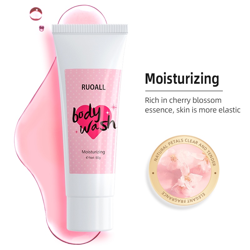 Sữa tắm Ruoall dưỡng ẩm da làm sáng dịu nhẹ 50ml