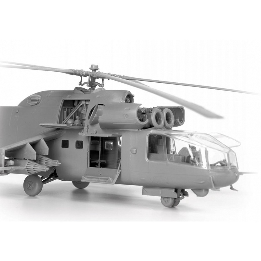 Mô hình quân sự Trực thăng tấn công Mi-24A 1/72 Zvezda