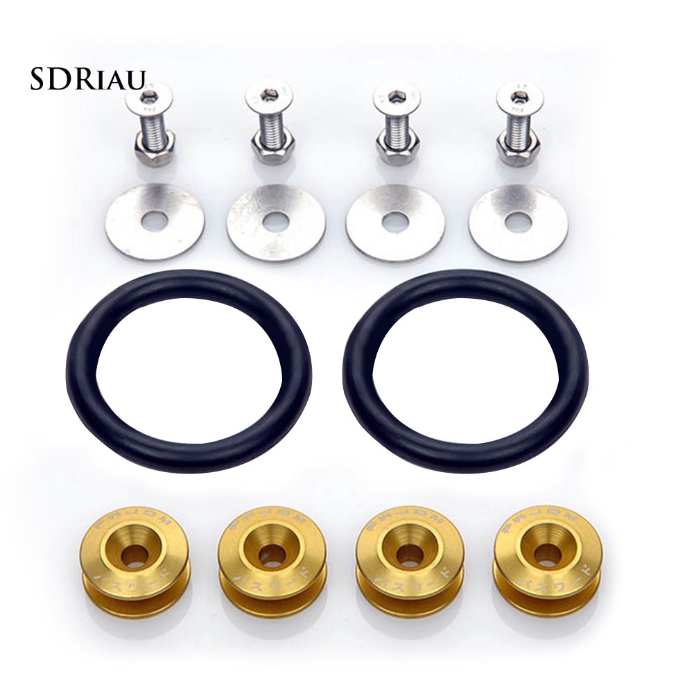 Durable Quick Release JDM Fasteners Kit for Car Bumpers Trunk Fender Hatch Lids