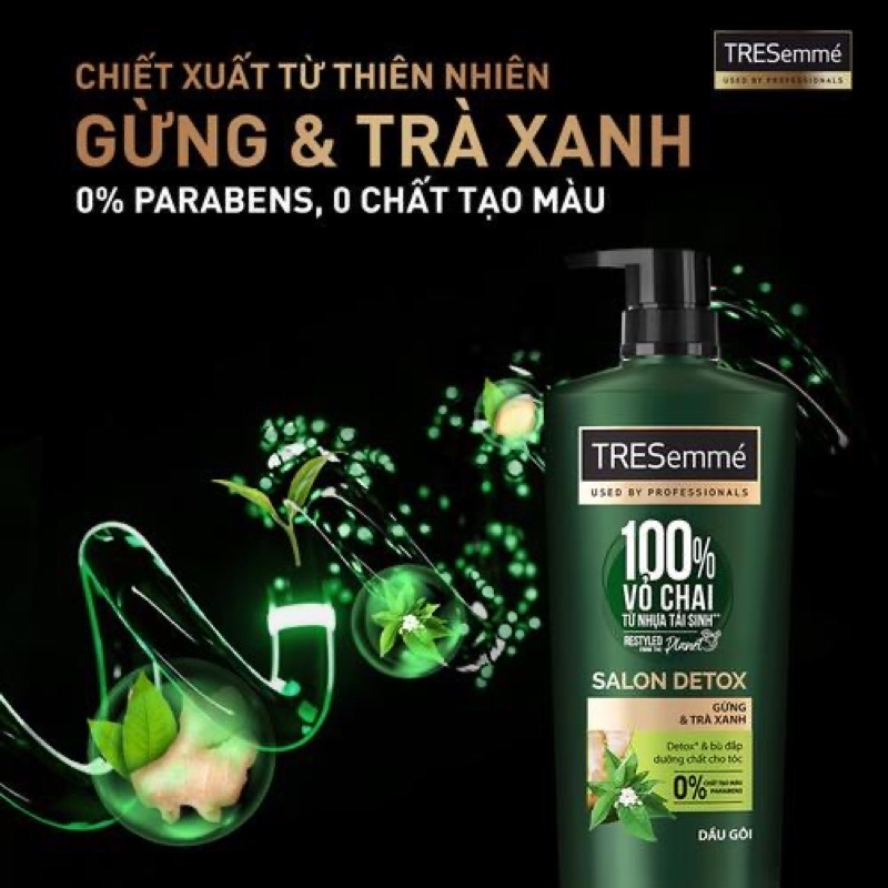 Dầu Gội và Dầu Xả TRESEMME Keratin Smooth Dưỡng tóc khô xơ rối Công thức chuẩn salon Vào Nếp Suôn Mượt 640g, 620g