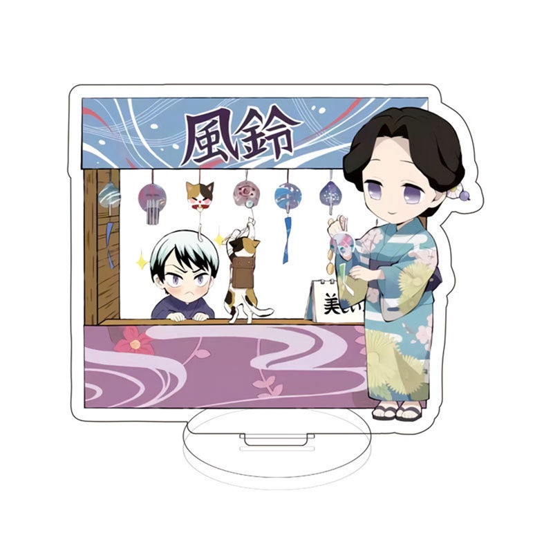 Mô Hình Nhân Vật Demon Slayer No Yaiba Bằng Acrylic Đứng Được Trang Trí Bàn Làm Việc