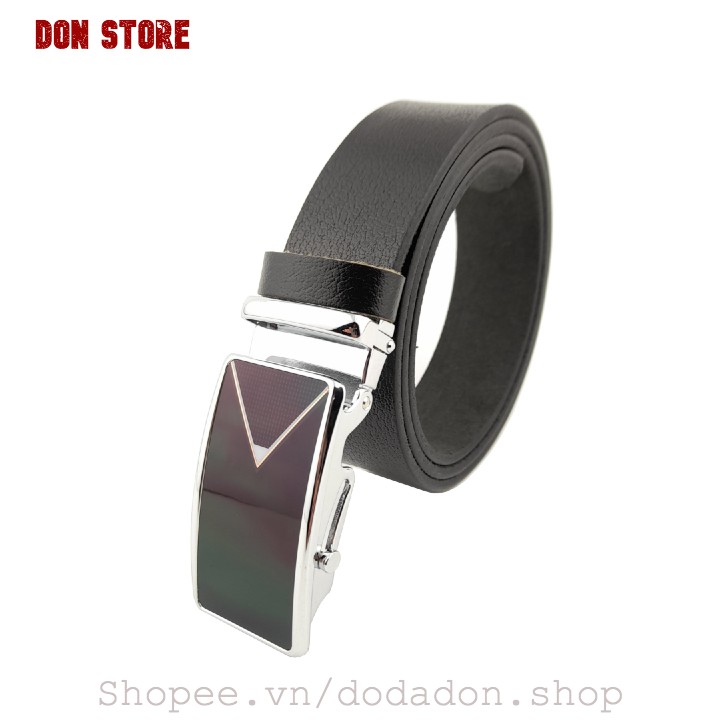 Thắt Lưng Nam Chất Liệu Da Bò Thật 100%. Đầu Khóa Lăn Thời Trang Thép Không Gỉ Dày Dặn, Bền Bỉ (BH 12 Tháng)