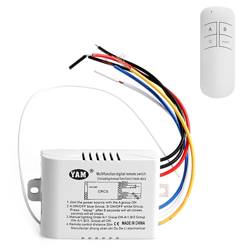 Công Tắc Đèn 3 Chiều Không Dây Điều Khiển Từ Xa Cho Smart Light Swit