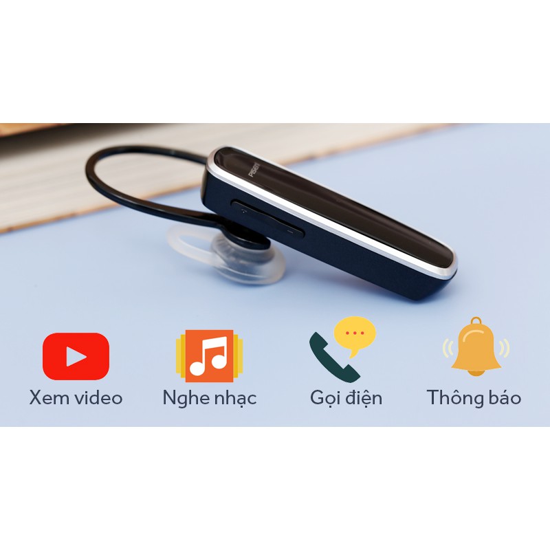 Tai nghe Bluetooth Pisen LE002+ Đen chính hãng