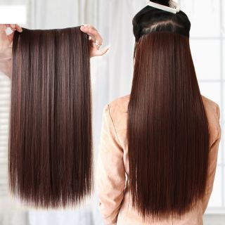 Tóc giả kẹp thẳng nửa đầu cao cấp