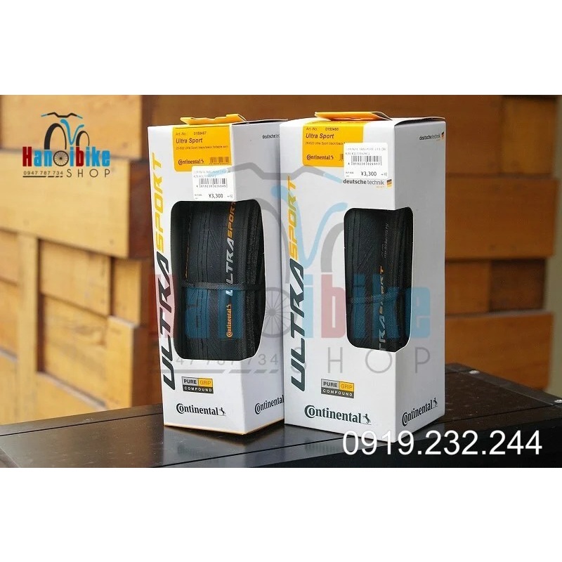 Vỏ lốp gấp xe đạp Continental Ultra Sport 3 700x23/25C chính hãng