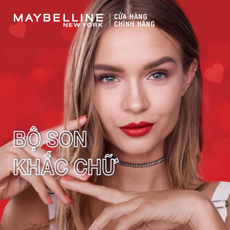 Son Lì Mịn Môi Dưỡng Môi Maybelline New York Love Notes Phiên Bản Giới Hạn Color Sensational Lipstick 3.9g