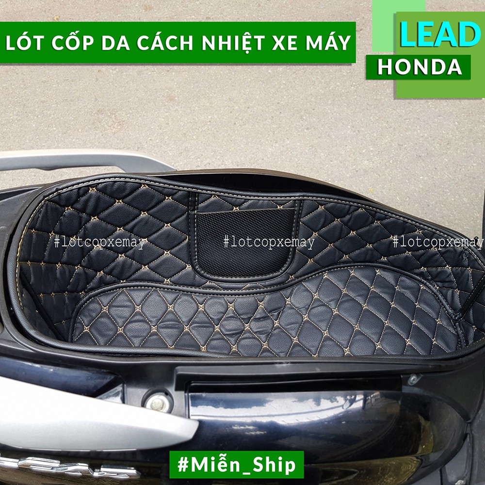 Lót Cốp Da Chống Nóng Chống shock - HONDA LEAD 2013-2022 (125CC)-Giá Tận Xưởng-Có Túi Giấy Tờ