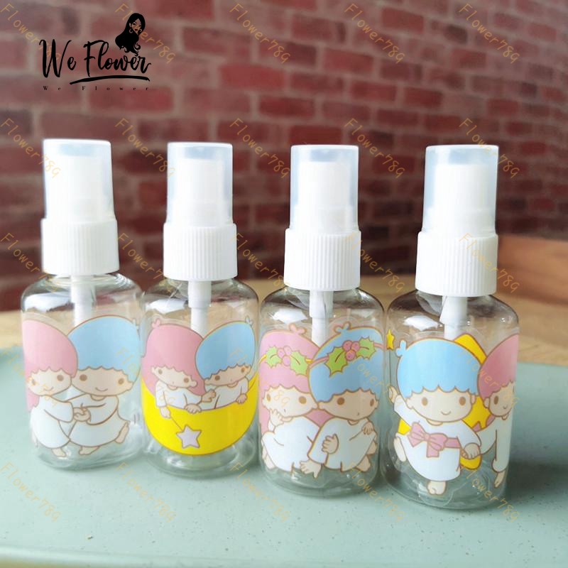 Chai chiết WE FLOWER đựng mỹ phẩm rỗng dạng xịt 50/ 100ml đa năng tiện lợi