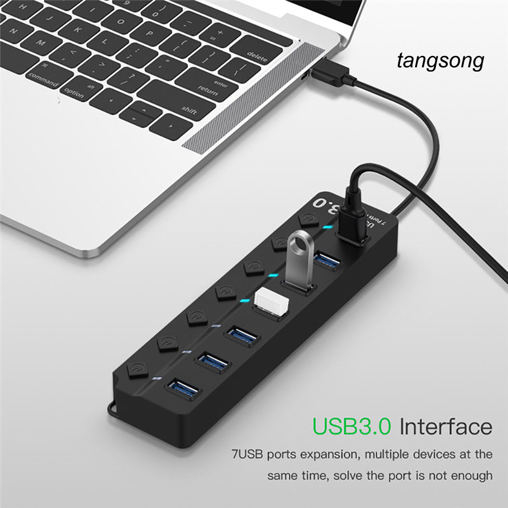 Bộ Chia Ts-7 / 4 Cổng Usb 3.0 Tốc Độ Cao