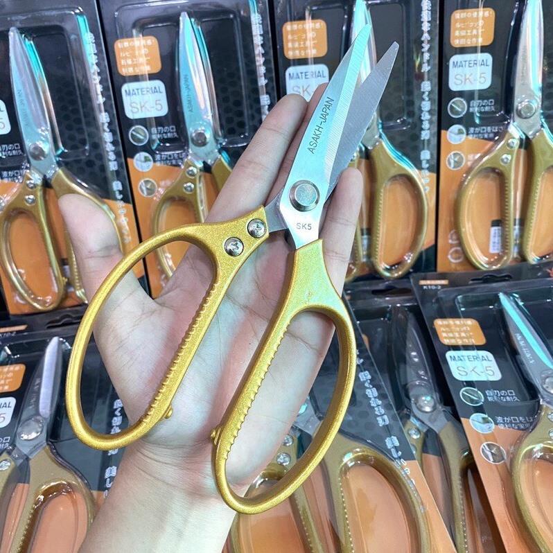 Kéo Làm Bếp Đa Năng Siêu Phẩm Nội Địa Nhật SK5 Siêu Sắc, Kéo Cắt Gà, Cắt Vịt, Cắt Thịt Các Loại Chất Liệu Inox 304