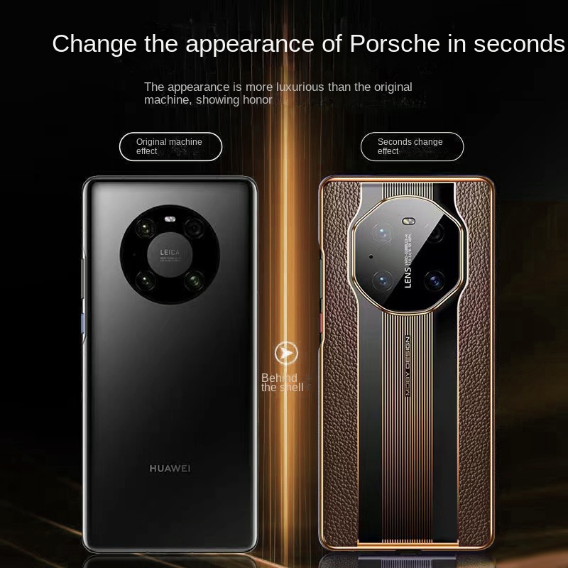 Ốp Điện Thoại Mặt Da Chống Sốc Bảo Vệ Ống Kính Máy Ảnh Toàn Diện Cho Huawei Mate 40 Pro Mate 30 Pro Mate 20 Pro