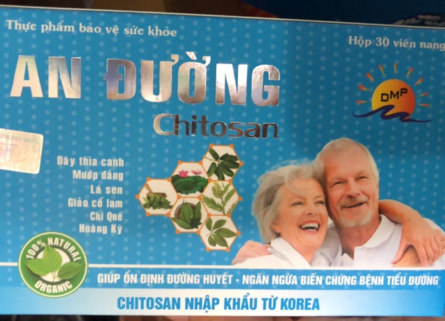 An đường Chitosan (chitosan nhập khẩu từ Hàn quốc)(ổn định đường huyết, ngăn ngừa biến chứng tiểu đường...)