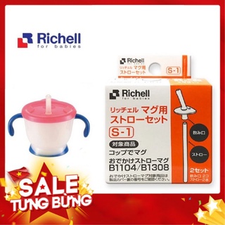S1 - 💙 ống hút 💙 thay thế cho cốc tập uống 3 giai đoạn richell