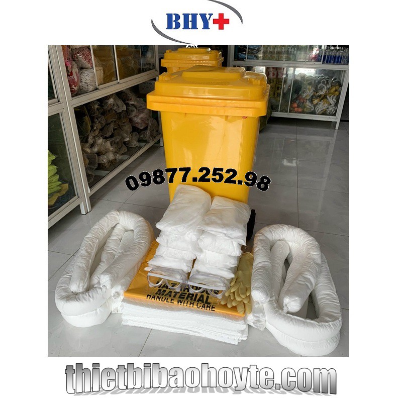 Bộ spill kit 120L ứng cứu tràn dầu - Dụng cụ xử lý tràn dầu