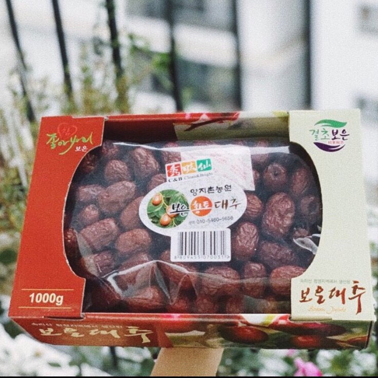 TÁO ĐỎ SẤY KHÔ HÀN QUỐC 1KG DATE 2025