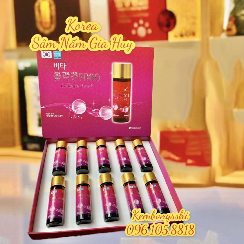 [HÀNG MỚI VỀ] NƯỚC UỐNG COLLAGEN DRINK 5000 HÀN QUỐC