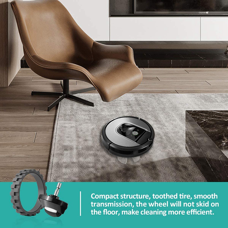 Bộ bánh xe thay thế cho robot hút bụi IRobot Roomba 500 600 700 800 900 Series chất lượng