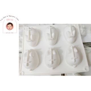 Khuôn Silicon 6 chú thỏ