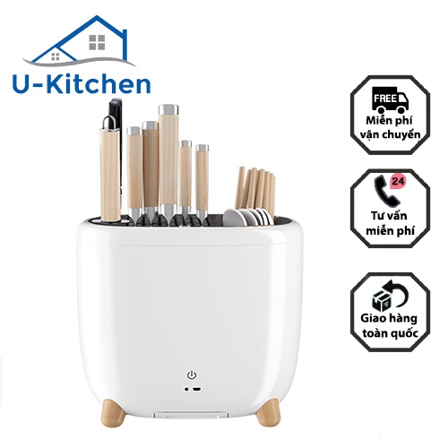 Máy khử trùng dao đũa, máy tiệt trùng dao thớt, khử khuẩn bằng tia UV sấy khô khử mùi diệt khuẩn