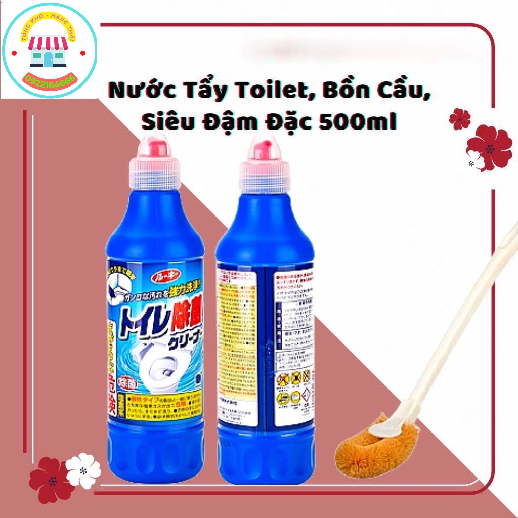 Tẩy Tolet Siêu Mạnh Nhật Bản 500ml TIẾT KIỆM được Công Sức và Thời Gian