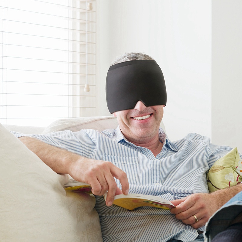 Băng Quấn Đầu Và Đầu Giảm Đau Có Hạt Gel Cho Liệu Pháp Nóng Lạnh Migraine