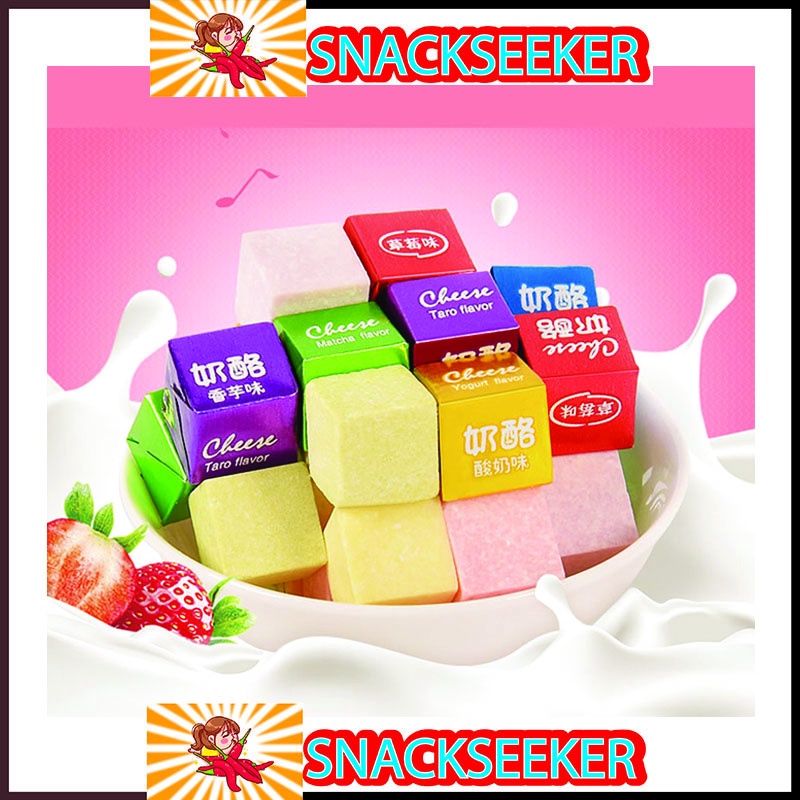🍒Kẹo phô mai Cheese Cube pack 20 viên mix 5 hương vị 🍓#SNACKSEEKER