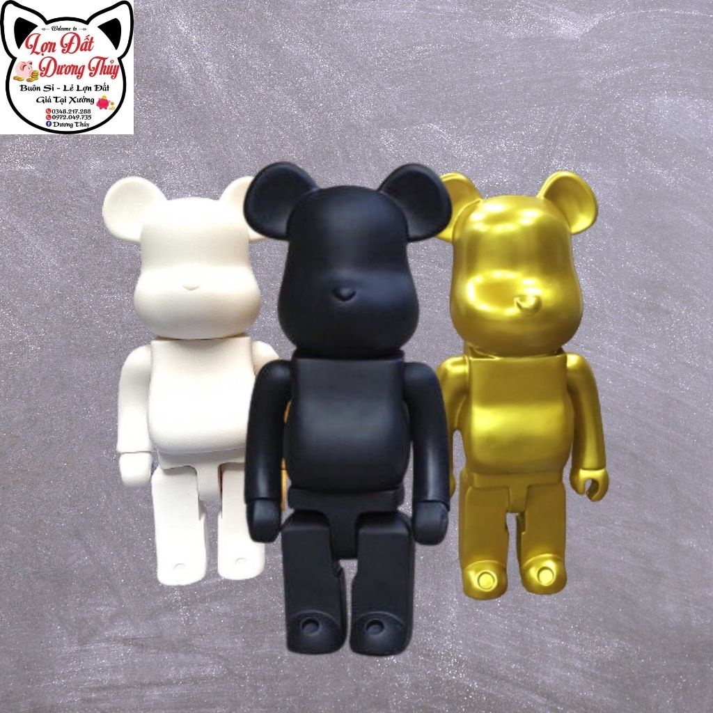 Bearbrick , gấu bụng phệ trang trí nhà cửa sang trọng - Xưởng sx decor TC