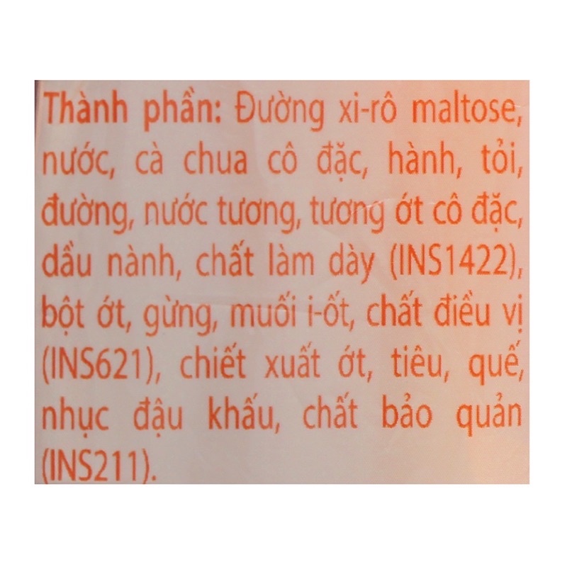 Xốt gà rán vị ngọt Ottogi chai 325g, gói 80 g