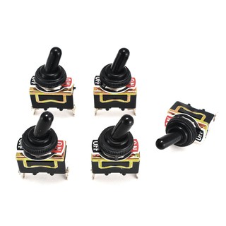 Bộ 5 công tắc đòn khuỷu 15a 250v spst 2 pin on / off