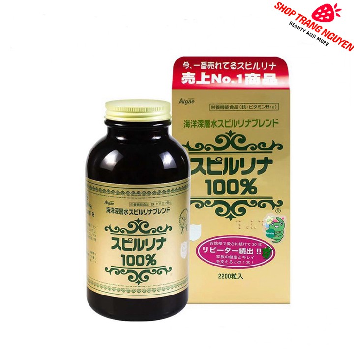 Date 2023 - Tảo Xoắn Spirulina Nhật Bản 2200 Viên | BigBuy360 - bigbuy360.vn