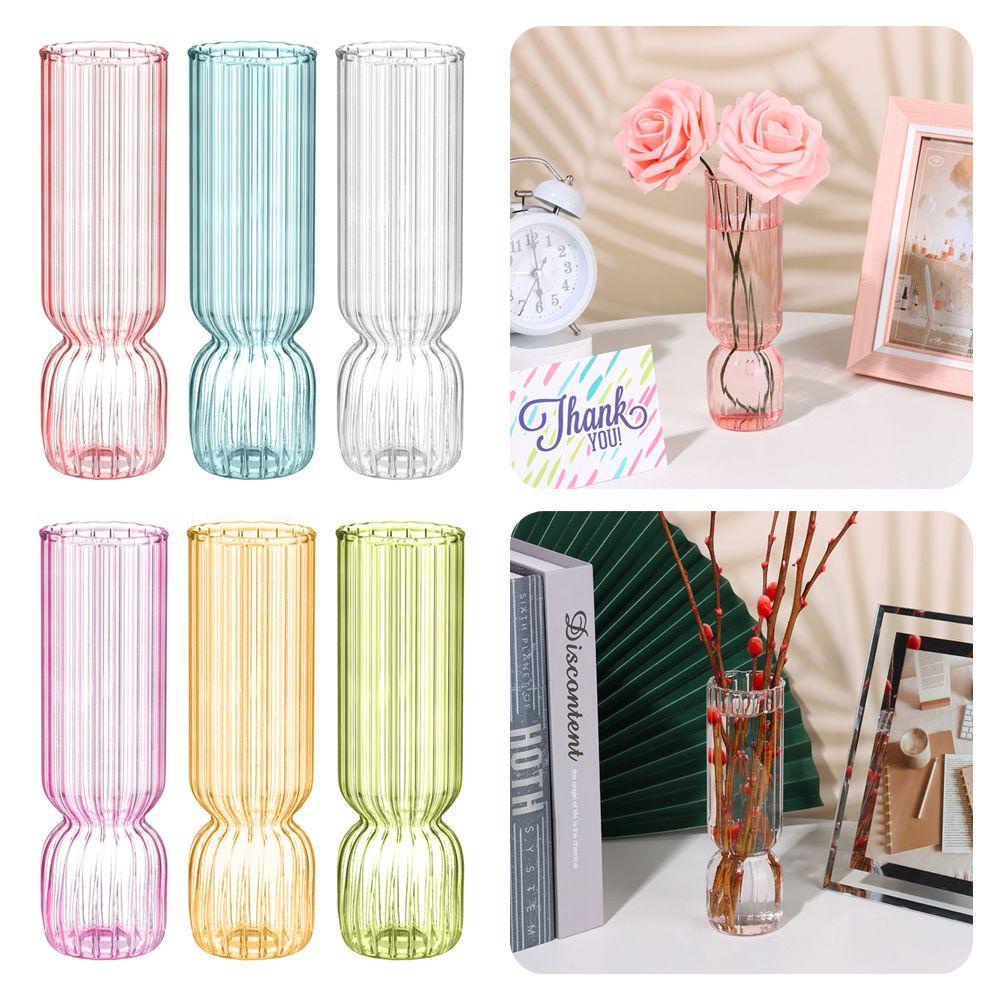 Bình Hoa Thủy Tinh Trong Suốt Phong Cách Bắc Âu Độc Đáo