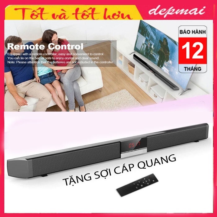 Loa soundbar tivi 3D âm thanh nổi kết nối không dây SR100 PLUS