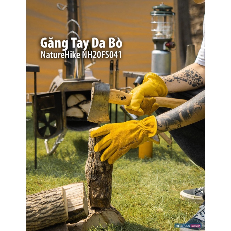 Găng Tay Dã Ngoại, Cắm Trại Da Bò NatureHike NH20FS041