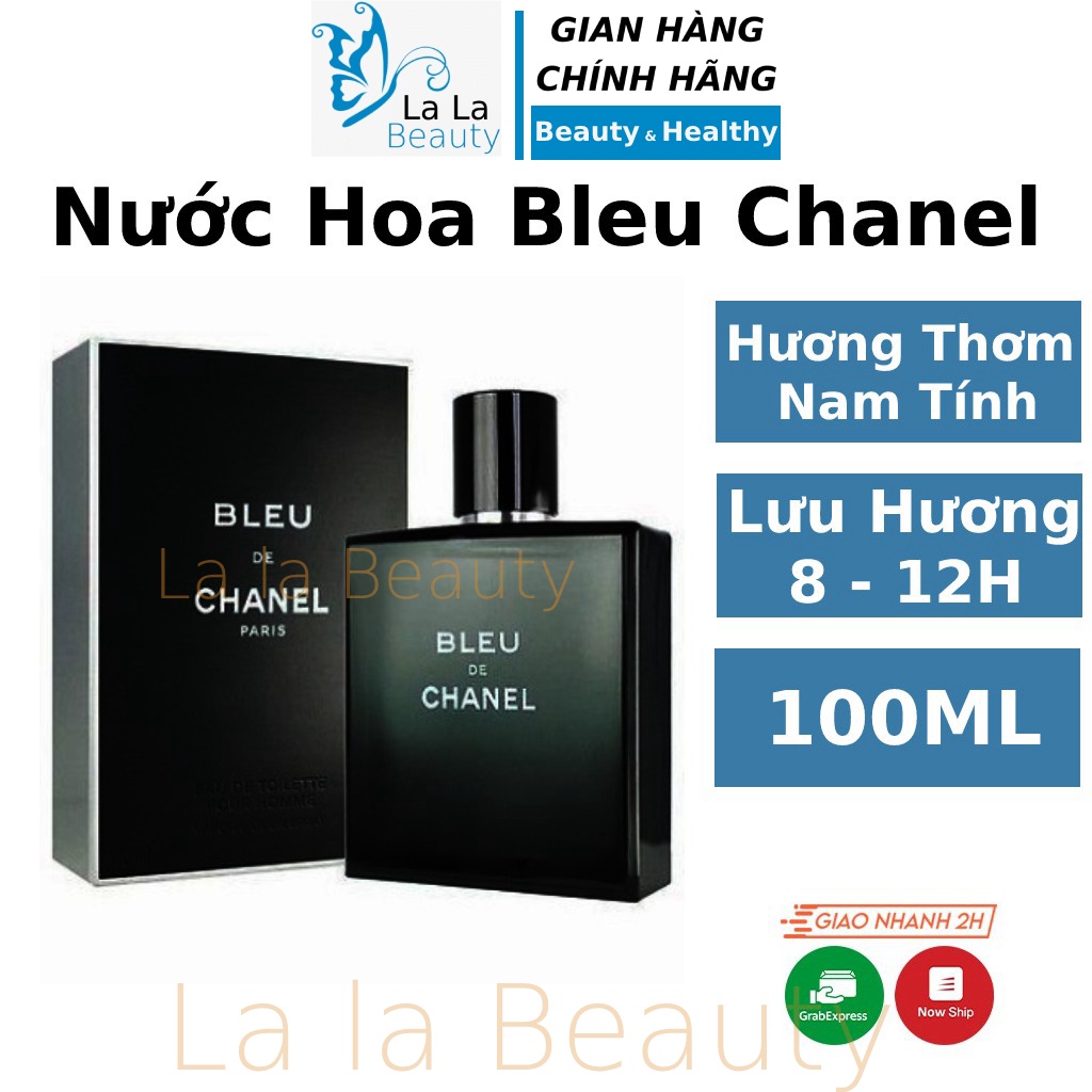 Nước Hoa nam tính Blue Chanel 50ml Bỏ túi mini thơm lâu nhẹ nhàng quyễn rũ chính hãng bleu charme ck La La Cosmetic