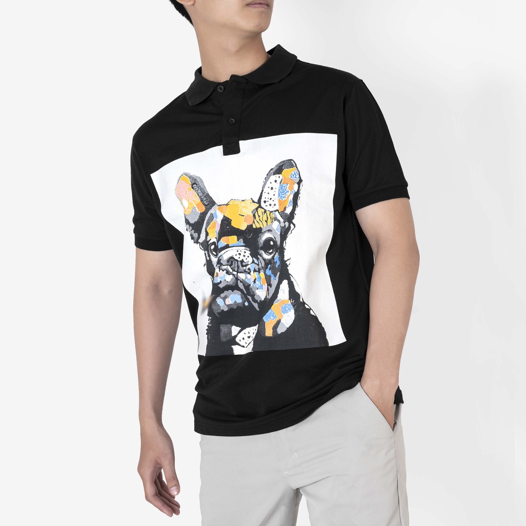 Áo thun Polo nam PUDO in hình CoolDog vải cá sấu Cotton xuất xịn,chuẩn form,trẻ trung- nặng động P16 - POLOMAN | BigBuy360 - bigbuy360.vn