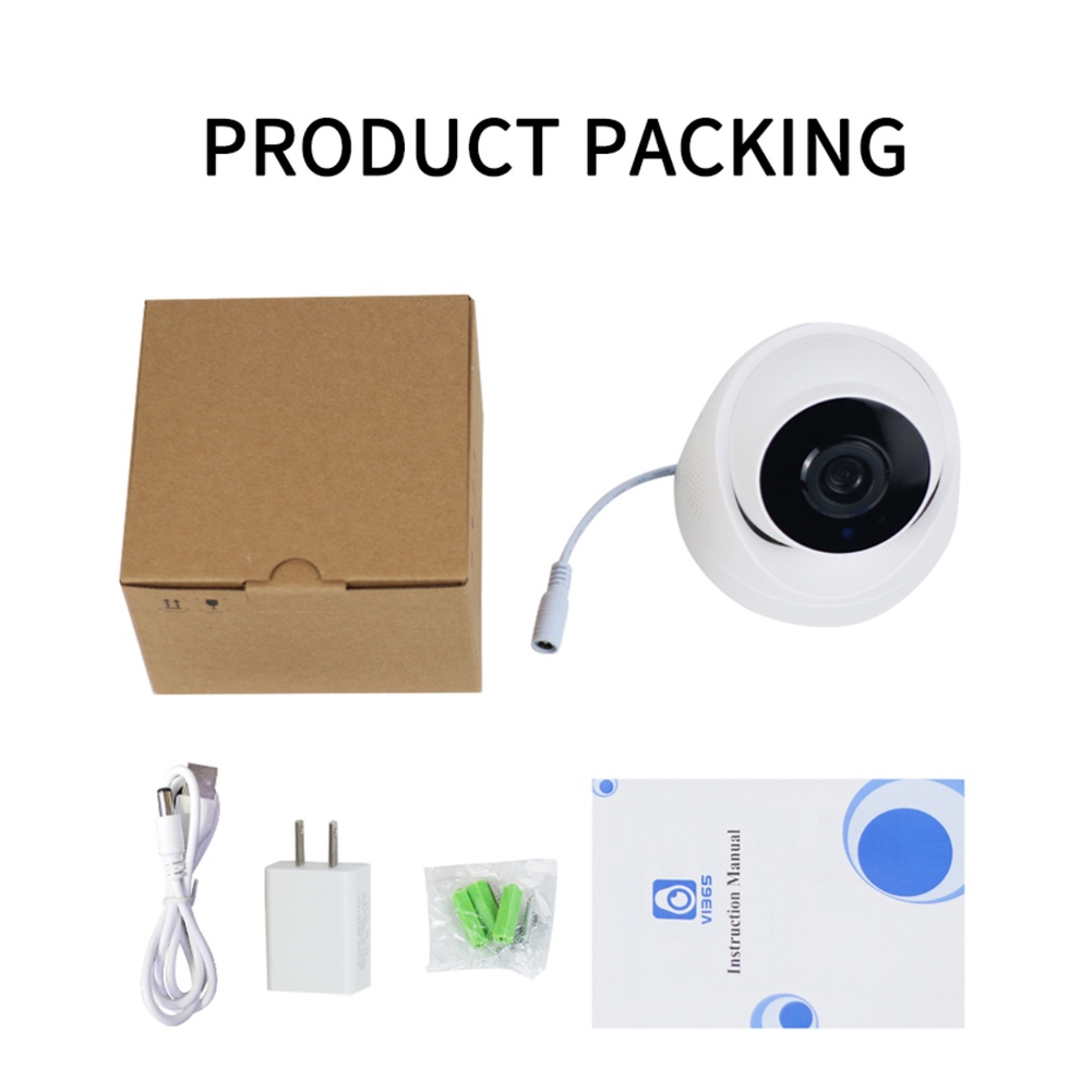 Có Sẵn HD 1080P Camera Wifi Không Dây Mini Video Cam Hai Cách Nhìn Xuyên Đêm 360 Camera Giám Sát Trẻ Em