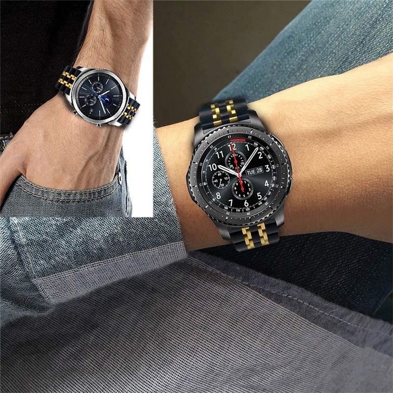 Dây Đồng Hồ Đeo Tay 20 22mm Thay Thế Cho Xe Ô Tô Gear S3 S4