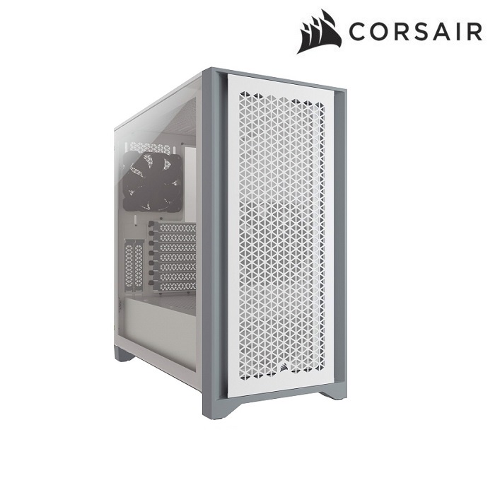 Vỏ máy tính Corsair 4000D AIRFLOW TG - Trắng