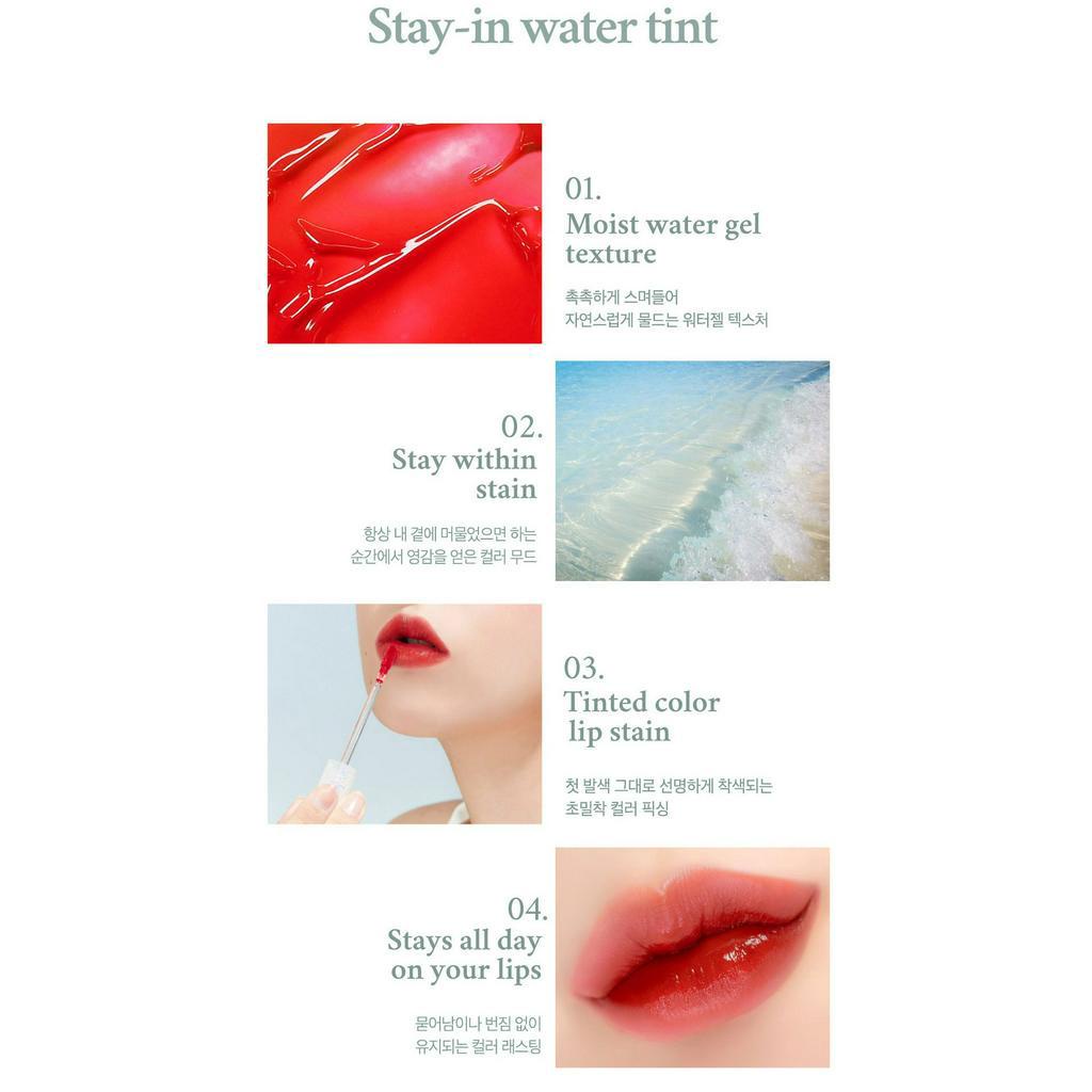 Son bóng lì Flynn Stay-in Water Tint 3.4g FULL bảng màu 401, 402, 403, 404, 405, 406 / Flynn/Son Flynn/ Flynn giá tốt nhất tháng 6 năm 2023/ son lỳ HOT TRENT