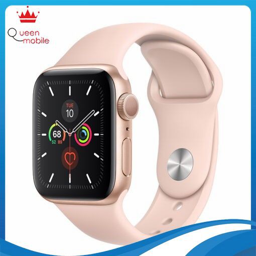 [Giá siêu tốt] Đồng Hồ Thông Minh Apple Watch Series 5 GPS Gold Aluminium Case with Sport Band